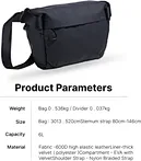 Black camera bag
